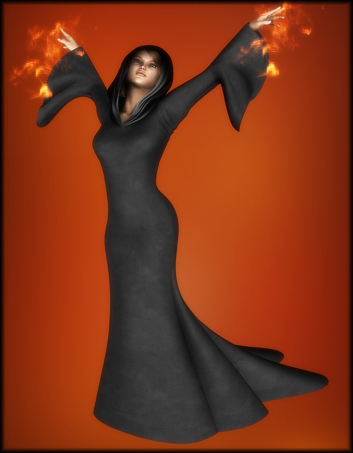 Witchy Dress for V4 Witchy Dress for V4 by: EvilinnocenceRuntimeDNA, 3D Models by Daz 3D