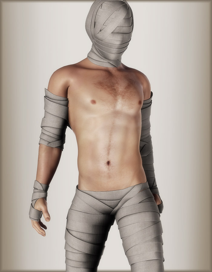 Thigh Bandages for M4 by: EvilinnocenceRuntimeDNA, 3D Models by Daz 3D