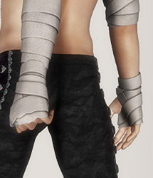 Wrist Bandages for M4 by: EvilinnocenceRuntimeDNA, 3D Models by Daz 3D