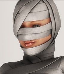 Head and Neck Bandages for V4 Head and Neck Bandages for V4 by: EvilinnocenceRuntimeDNA, 3D Models by Daz 3D