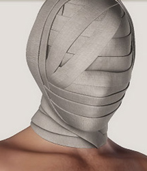 Head and Neck Bandages for M4 by: EvilinnocenceRuntimeDNA, 3D Models by Daz 3D
