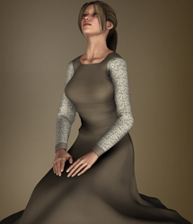 Peasant Dress for V4 by: EvilinnocenceRuntimeDNA, 3D Models by Daz 3D