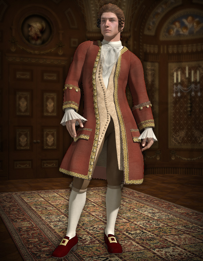 Rococo Count for M4 by: eshaRuntimeDNA, 3D Models by Daz 3D