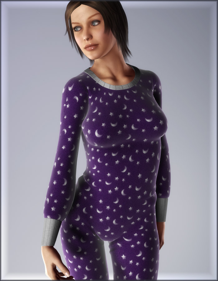 Long Underwear PJs by: EvilinnocenceRuntimeDNA, 3D Models by Daz 3D