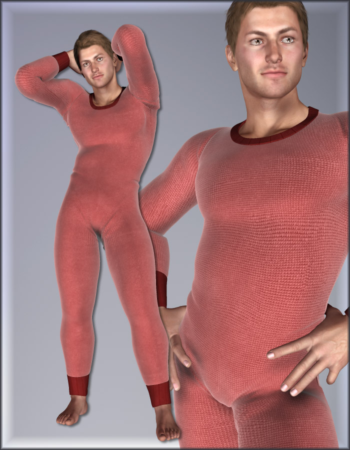 Long Underwear for M4 by: EvilinnocenceRuntimeDNA, 3D Models by Daz 3D