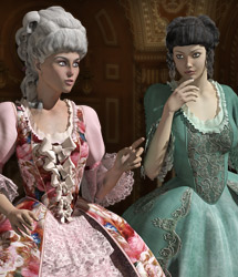 Rococo Belle by: eshaRuntimeDNA, 3D Models by Daz 3D
