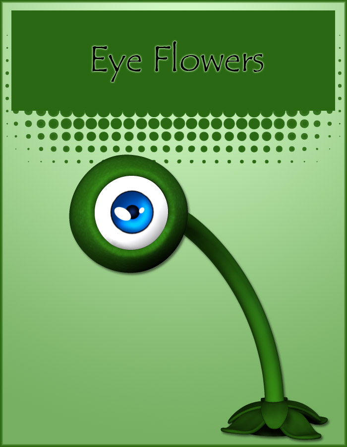 Eye Flower by: EvilinnocenceRuntimeDNA, 3D Models by Daz 3D