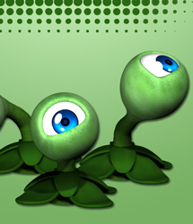 Baby Eye Flower by: EvilinnocenceRuntimeDNA, 3D Models by Daz 3D