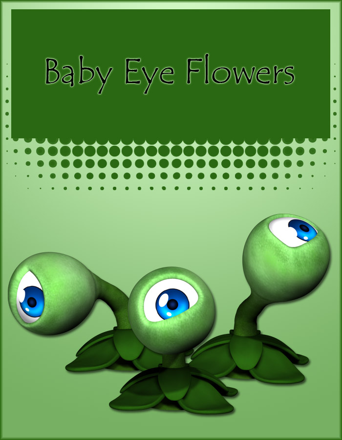 Baby Eye Flower by: EvilinnocenceRuntimeDNA, 3D Models by Daz 3D
