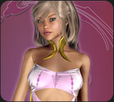 Theta Dress for V4 by: EvilinnocenceRuntimeDNA, 3D Models by Daz 3D