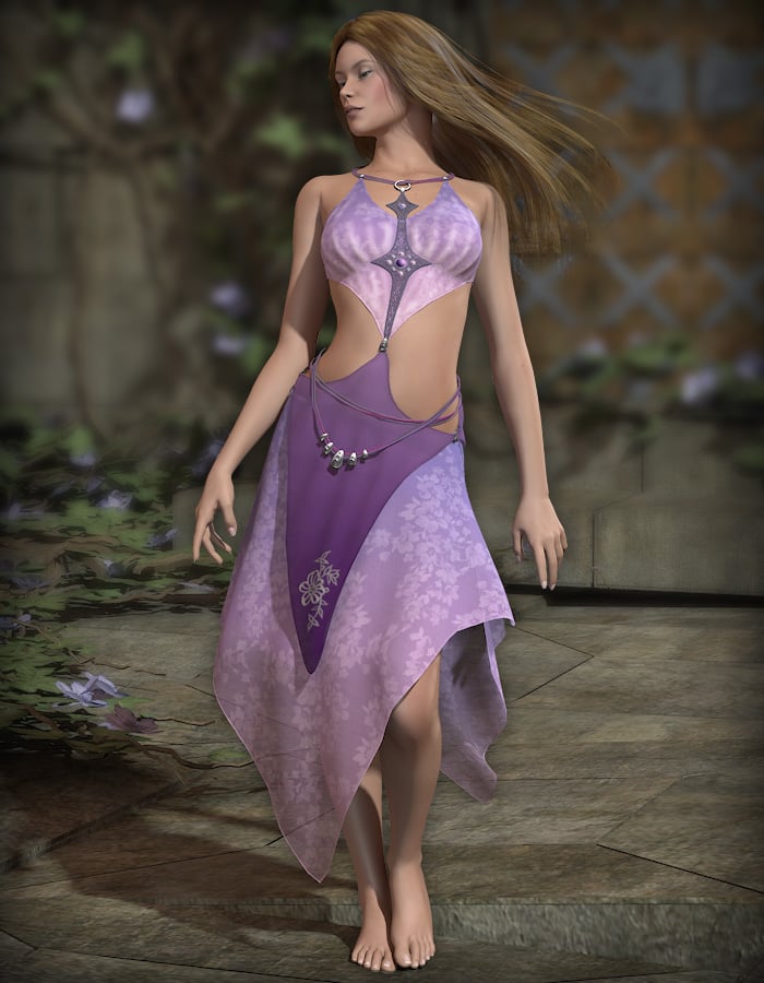 Forestana Dress by: eshaRuntimeDNA, 3D Models by Daz 3D