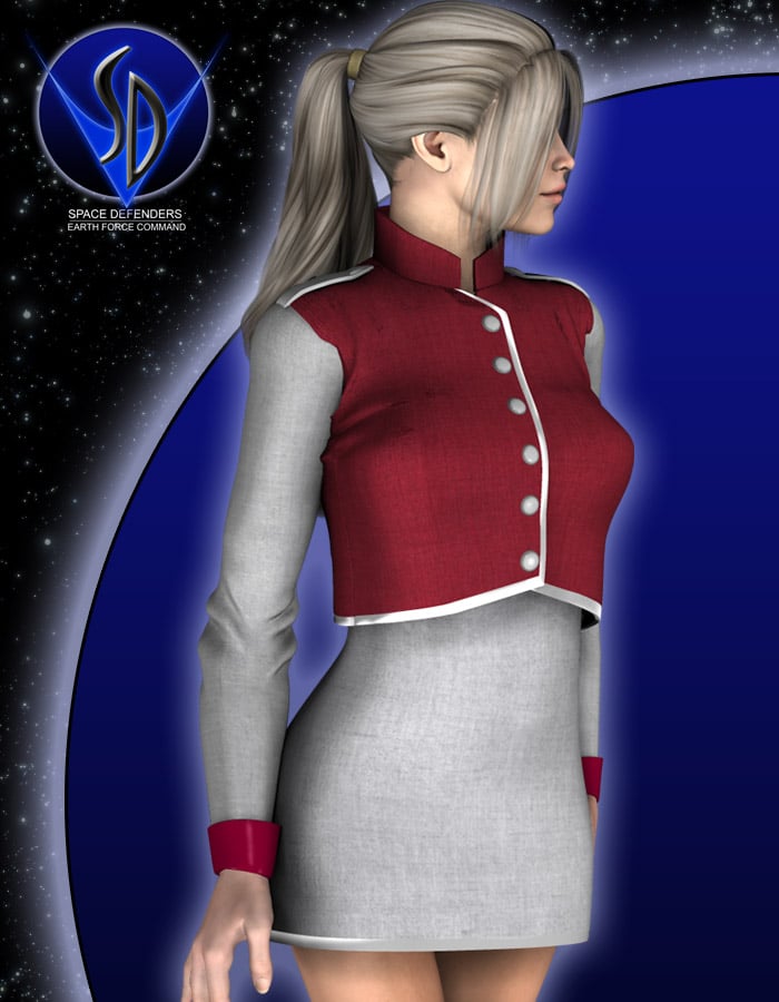 Space Defenders: Nurse for V4 by: EvilinnocenceRuntimeDNA, 3D Models by Daz 3D