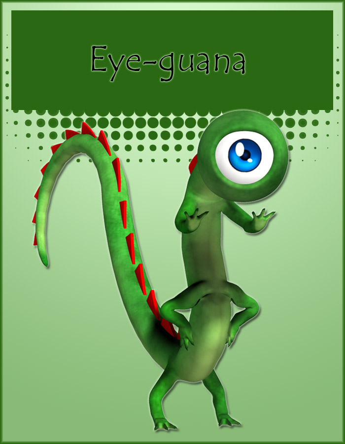 Eye-guana by: EvilinnocenceRuntimeDNA, 3D Models by Daz 3D