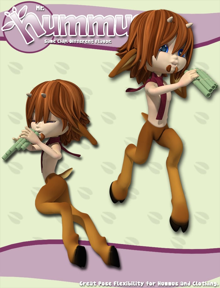 Mr. Hummus by: RedSparkLady LittlefoxRuntimeDNA, 3D Models by Daz 3D