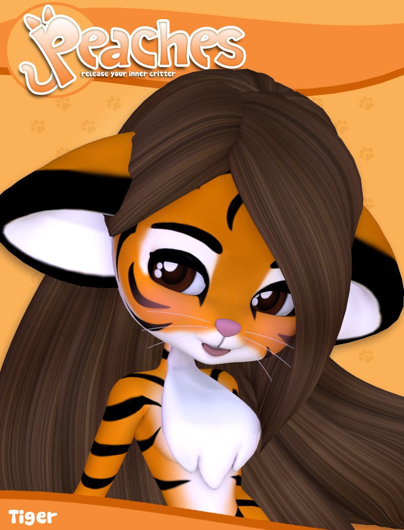 Peaches: Tigers by: Lady LittlefoxRuntimeDNA, 3D Models by Daz 3D