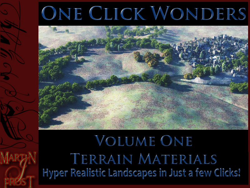 One Click Wonders - Vol 1:Terrain materials by: MartinJFrostRuntimeDNA, 3D Models by Daz 3D