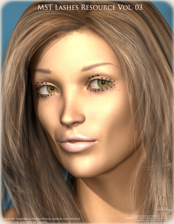 Mst Lashes Resource Vol.3 by: MsteneRuntimeDNA, 3D Models by Daz 3D