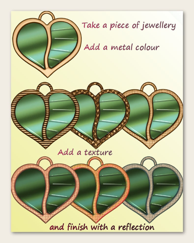 Shaders Revisited - Metallic jewellery shaders for DAZ Studio Shaders Revisited - Metallic jewellery shaders for DAZ Studio by: , 3D Models by Daz 3D