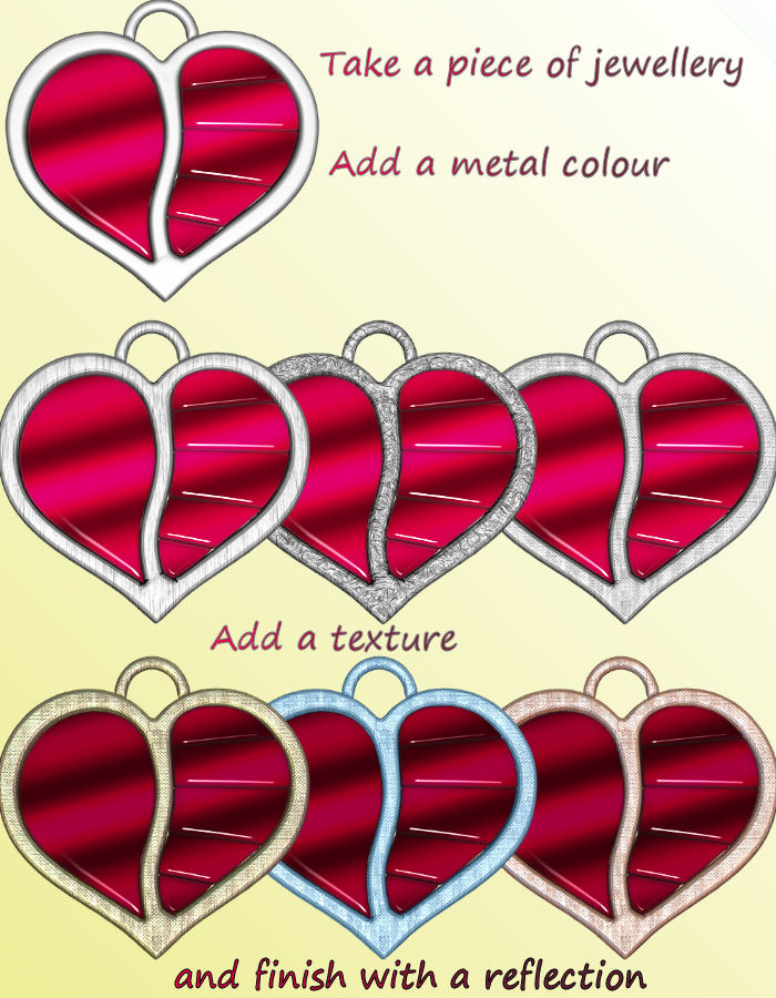 Shaders Revisited - Metallic jewellery shaders for DAZ Studio by: , 3D Models by Daz 3D