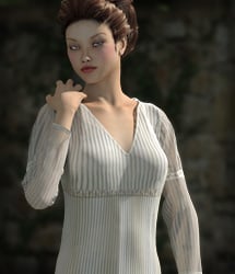 Dynamic Empire Dress for V4 Dynamic Empire Dress for V4 by: eshaRuntimeDNA, 3D Models by Daz 3D