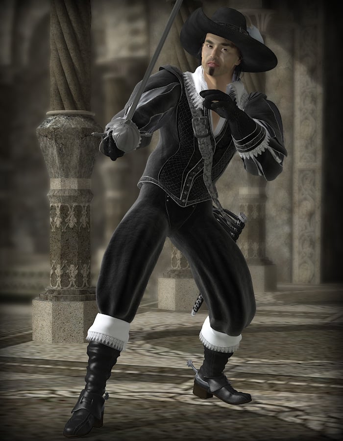 Musketeer for M4 Musketeer for M4 by: eshaRuntimeDNA, 3D Models by Daz 3D