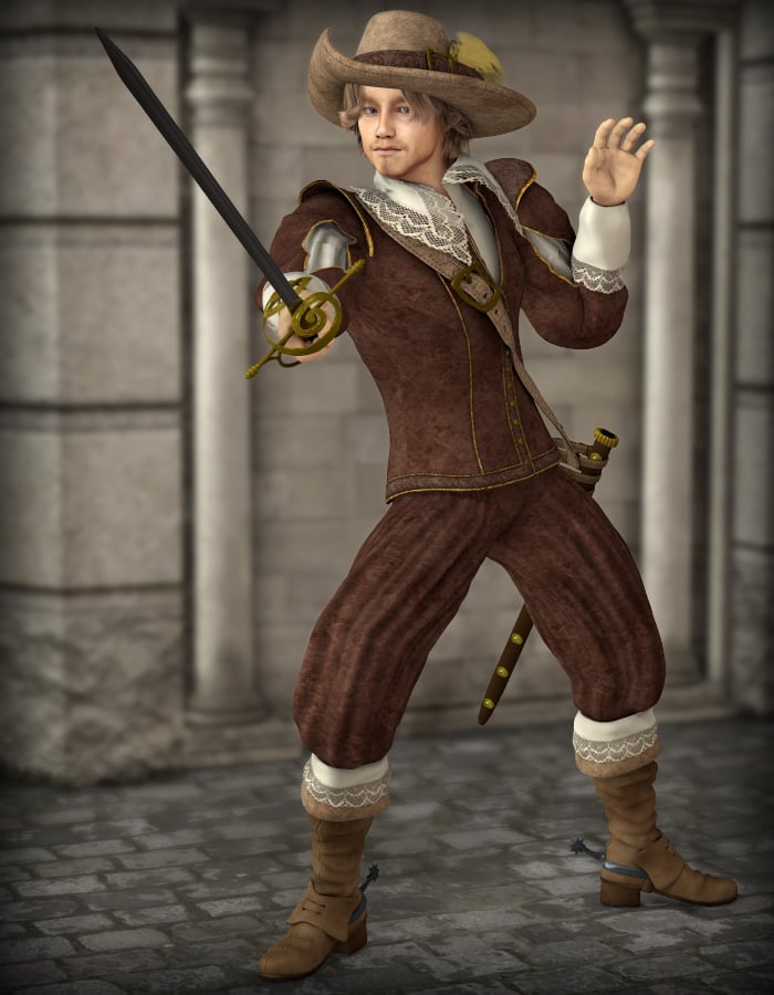 Musketeer for M4 Musketeer for M4 by: eshaRuntimeDNA, 3D Models by Daz 3D