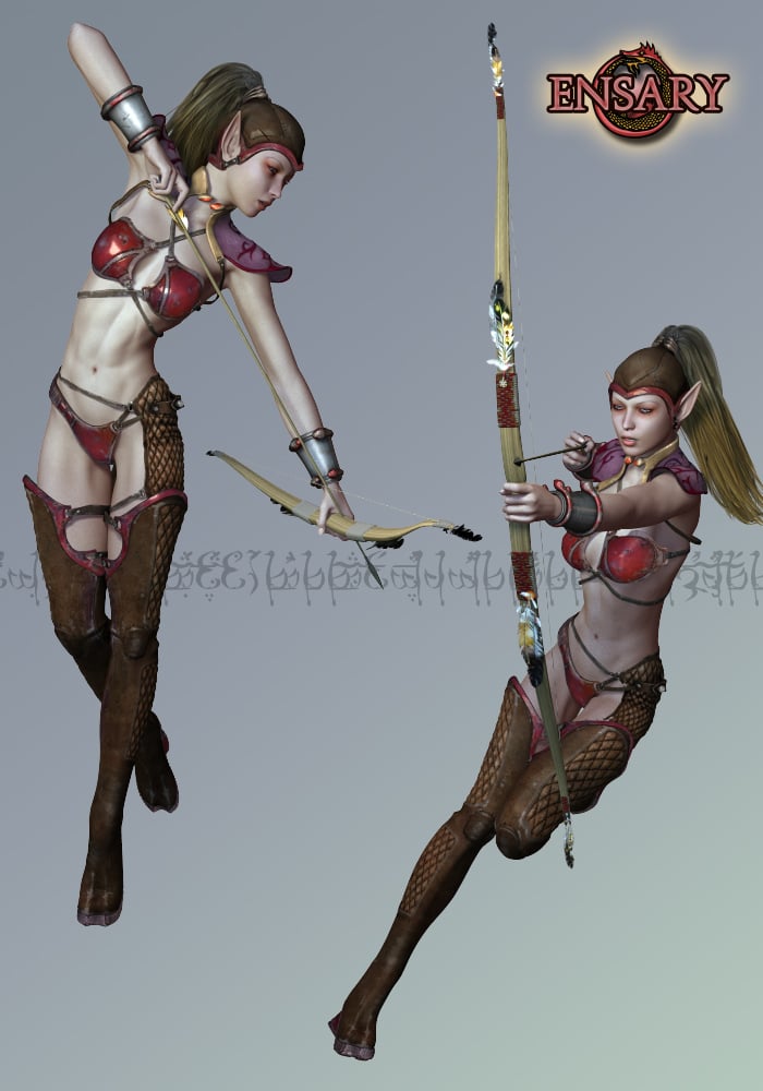 Elven Archer II Elven Archer II by: EnsaryRuntimeDNA, 3D Models by Daz 3D