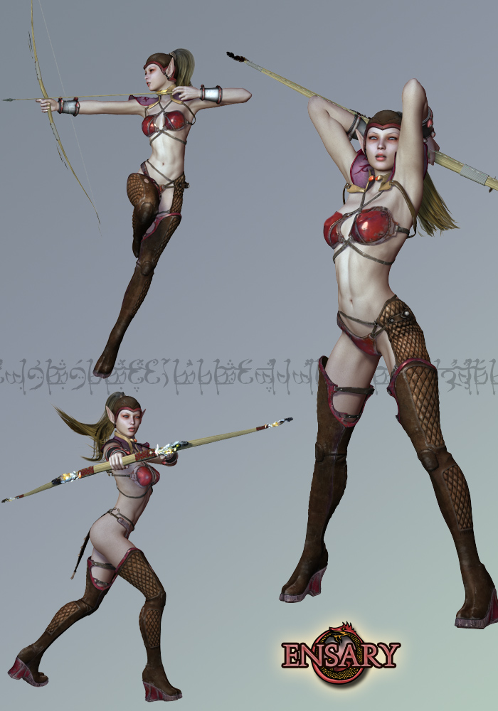 Elven Archer II Elven Archer II by: EnsaryRuntimeDNA, 3D Models by Daz 3D