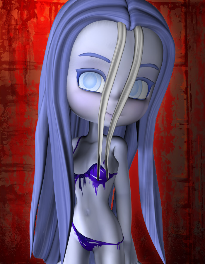 Demon Hair for Cookie Demon Hair for Cookie by: EvilinnocenceRuntimeDNA, 3D Models by Daz 3D