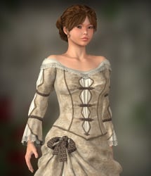 Constance Dress for V4 Constance Dress for V4 by: eshaRuntimeDNA, 3D Models by Daz 3D