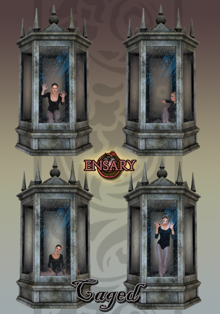 Caged Caged by: EnsaryRuntimeDNA, 3D Models by Daz 3D