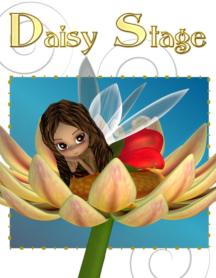 Daisy Stage Flower Daisy Stage Flower by: NGartplay, 3D Models by Daz 3D