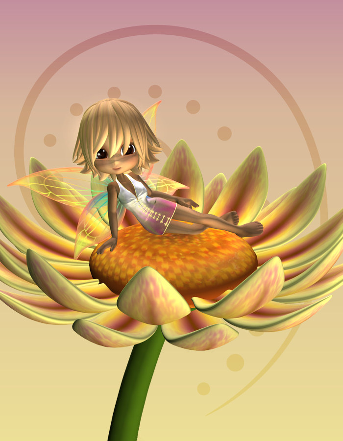 Daisy Stage Flower by: NGartplay, 3D Models by Daz 3D