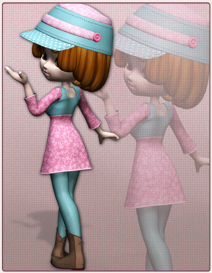 Cookie Tunic Dress Cookie Tunic Dress by: , 3D Models by Daz 3D