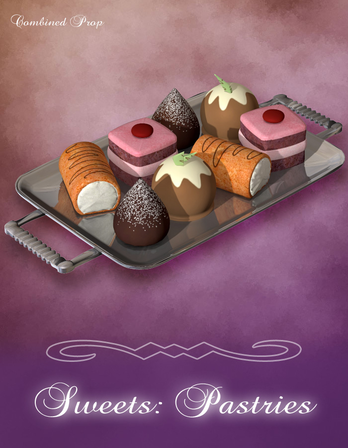 Pastries Pastries by: eshaRuntimeDNA, 3D Models by Daz 3D