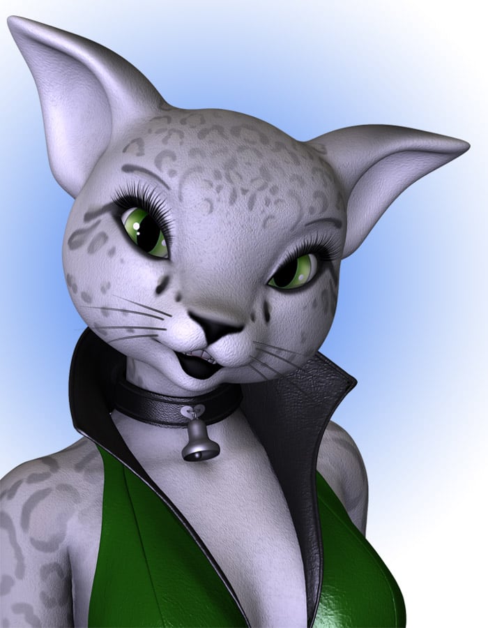Collar for Furries - Cat | Daz 3D
