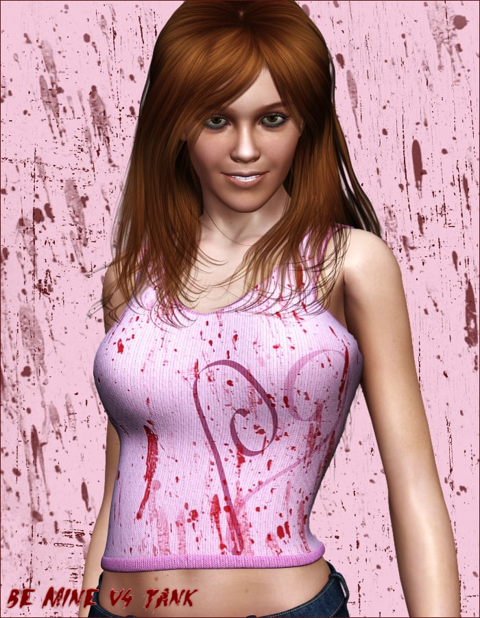 Be Mine Tank Top Textures Be Mine Tank Top Textures by: , 3D Models by Daz 3D