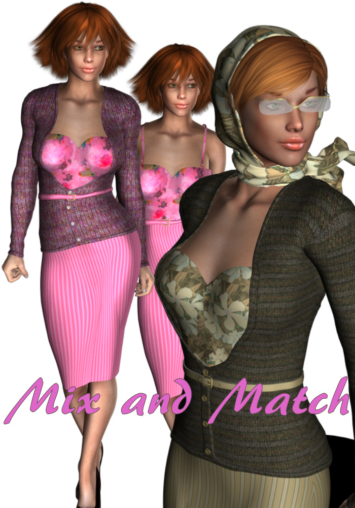 Merchant Resource Variations on a Theme - Knits by: , 3D Models by Daz 3D