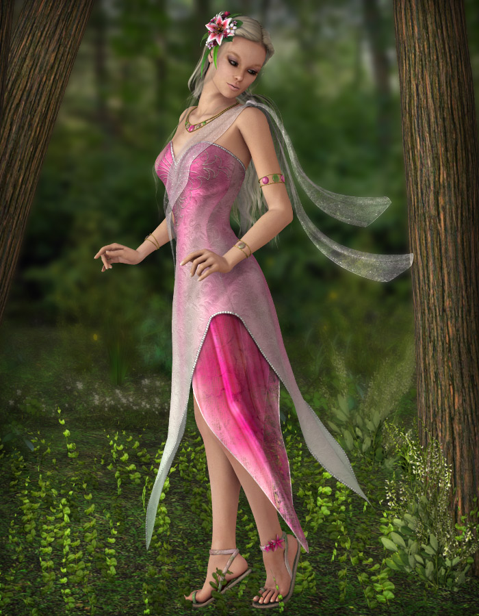 Titania Dress V4 by: eshaRuntimeDNA, 3D Models by Daz 3D