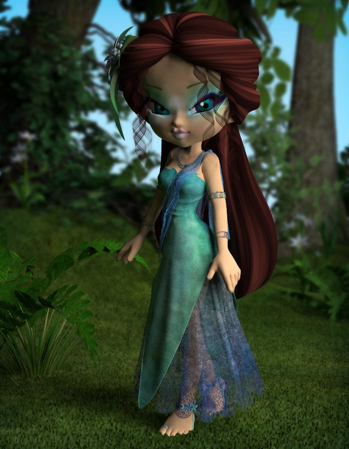 Titania Dress Cookie | Daz 3D