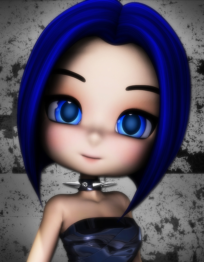Goth Jewelry for Cookie by: EvilinnocenceRuntimeDNA, 3D Models by Daz 3D