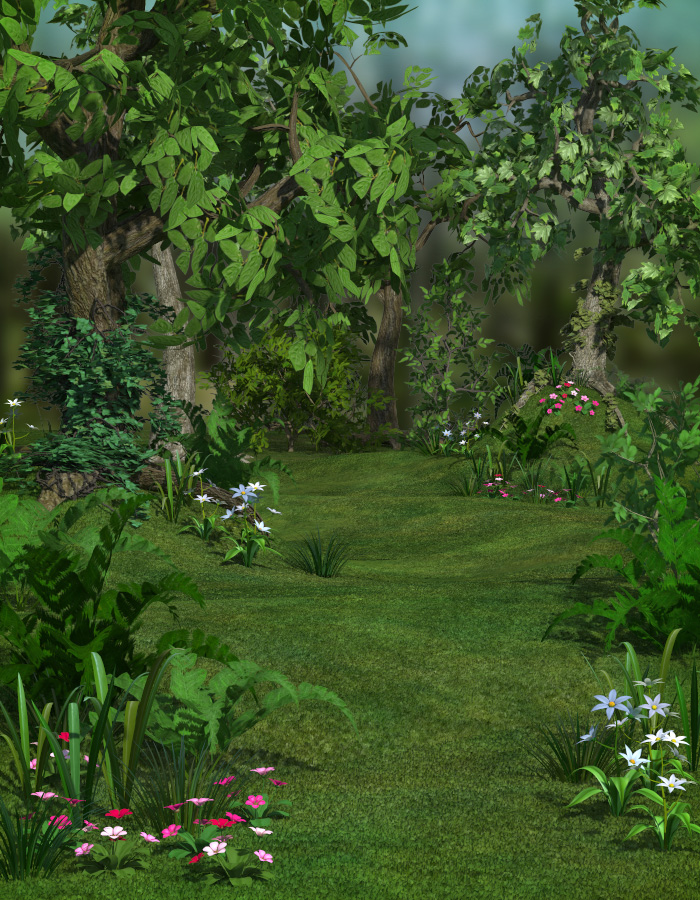 Toon Glade by: eshaRuntimeDNA, 3D Models by Daz 3D