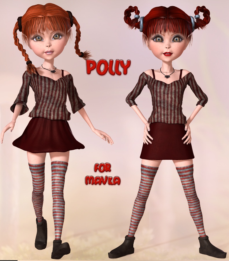 Polly for Mavka by: 3D-GHDesignRuntimeDNA, 3D Models by Daz 3D