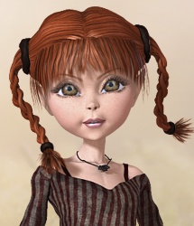 Polly Hair by: 3D-GHDesignRuntimeDNA, 3D Models by Daz 3D