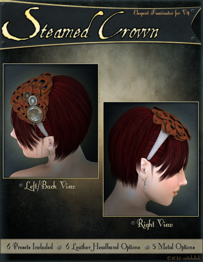 Steamed Crown by: , 3D Models by Daz 3D