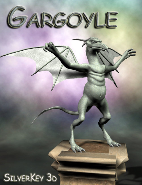 Gargoyle by: Debra Ross, 3D Models by Daz 3D