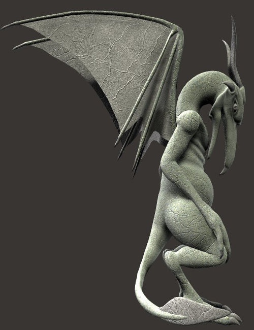 Gargoyle by: Debra Ross, 3D Models by Daz 3D