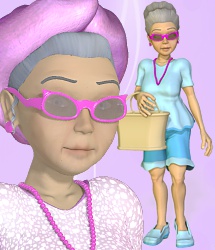 New Age Granny by: 3D-GHDesignRuntimeDNA, 3D Models by Daz 3D