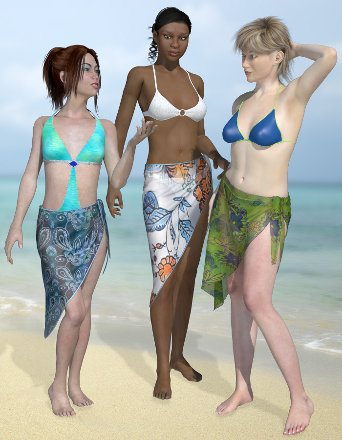 Summer Textures Pareo 1 by: eshaRuntimeDNA, 3D Models by Daz 3D