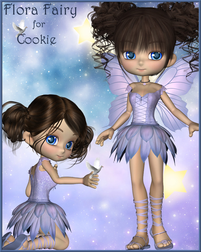 Flora Fairy for Cookie | Daz 3D